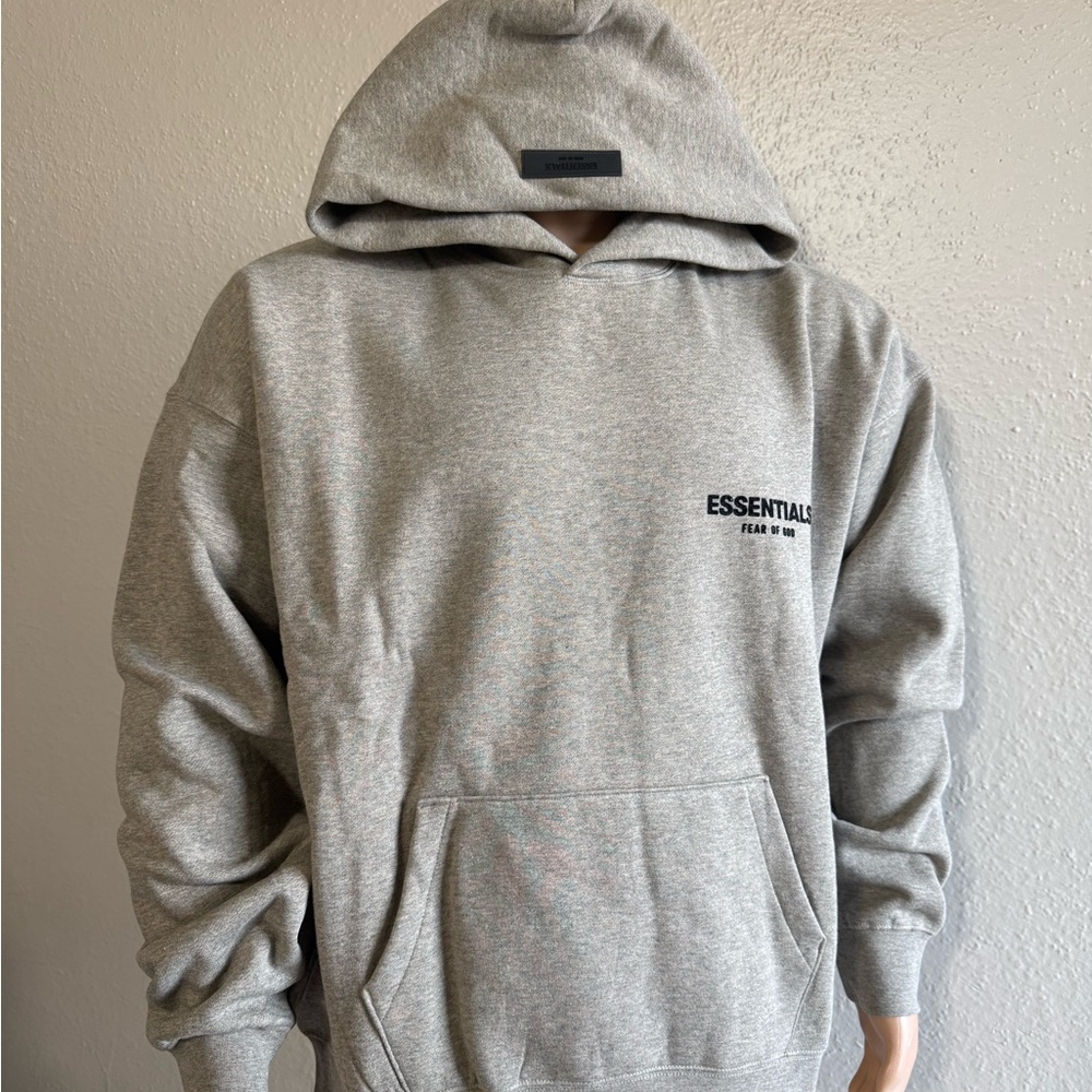 Essentials Gray Hoodie for Men